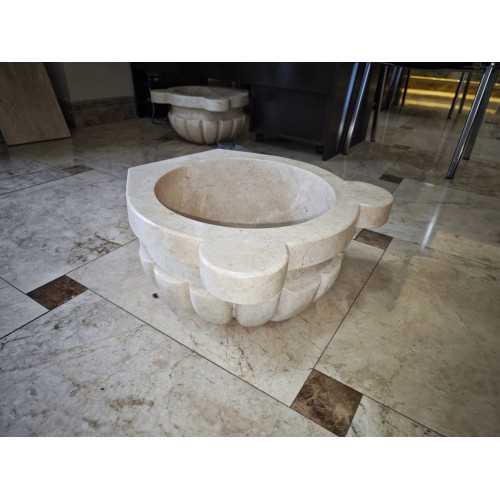 Курна из Мрамора Burdur Beige 44х44х25