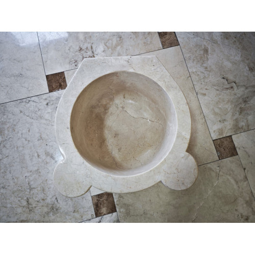 Курна из Мрамора Burdur Beige 44х44х25