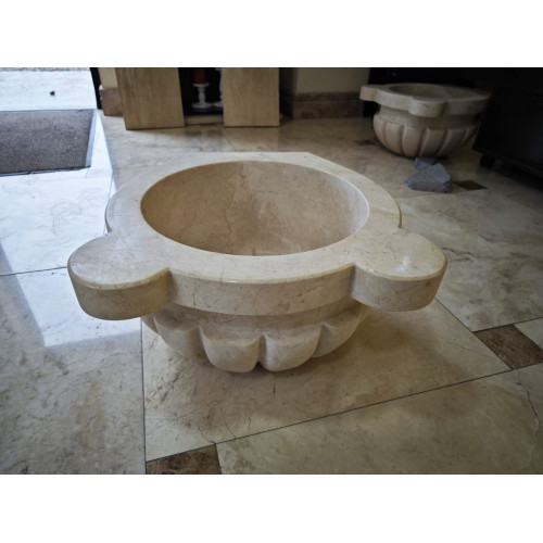Курна из Мрамора Burdur Beige 44х44х25