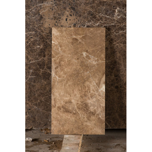 Плитка из Мрамора "Emperador Brown", толщина 2 см, 60х30 см