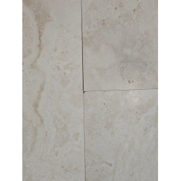 Плитка из Травертина "Ivory Cross Cut", лощеный, размер 600*300*20, толщина 2 см