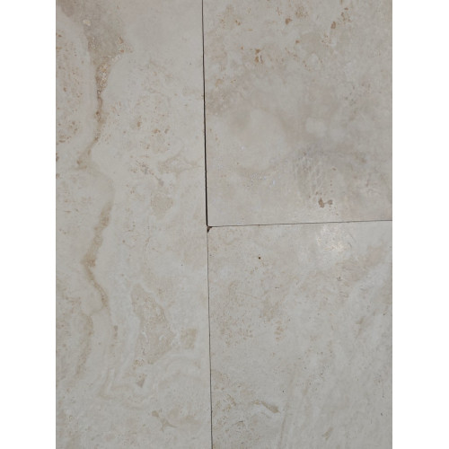 Плитка из Травертина "Ivory Cross Cut", лощеный, размер 600*300*20, толщина 2 см
