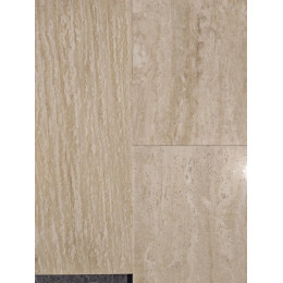Плитка из Травертина "Ivory Vein Cut", заполнен. полир., толщина 2 см, 60*30 см