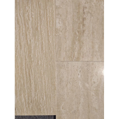 Плитка из Травертина "Ivory Vein Cut", заполнен. полир., толщина 2 см, 60*30 см