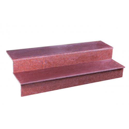 Ступень из Гранита Jhansi Red 1500х350х30, пол шт.